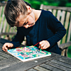 Labyrint med magneter, Farmyard – Bigjigs, roligt spel