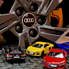 Bil i metall - Audi R8 Coupe 2020, röd. Fin leksaksbil