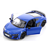 Bil i metall - Audi R8 Coupe 2020, blå. Fin leksaksbil