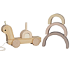 Jabadabado - Dragleksak - snigel med regnbåge. Rolig leksak som uppmuntrar till kreativ lek. 