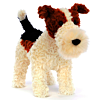 Jellycat gosedjur - Hund - 23 cm - Hector Fox Terrier. Rolig leksak och fin doppresent