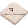 Liewood babyhandduk med luva - Batu Peach / Sea shell