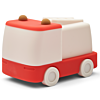 Liewood nattlampa till barnrumnet - Winston - Fire truck Aurora red mix. Fin doppresent