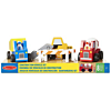 Träbilar - 3 bilar - vägarbete set - Melissa & Doug. Rolig leksak i trä
