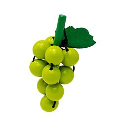 Leksaksmat - Vindruvor i trä, gröna - Mamamemo