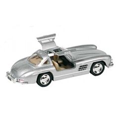 Bil i metall - Mercedes Benz 300SL (1954) - silver