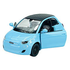 Bil i metall - Fiat 500 - Pastell ljusblå. Leksaksbilar
