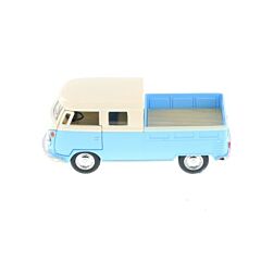 Bil i metall och plast - Volkswagen Bus Double Cab Pick Up (1963) - blå