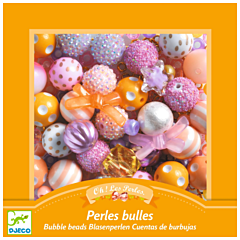 Djeco pärlor - Bubble Beads, Gold. Roligt pyssel