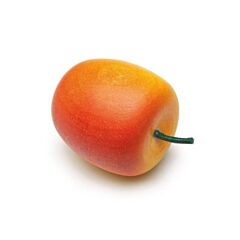 Leksaksmat - Äpple i trä, orange