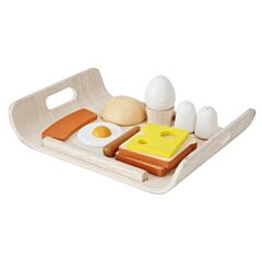 Leksaksmat - Frukostbricka i trä - ekologisk från PlanToys