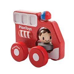 Träbil - brandbil - ekologisk från PlanToys