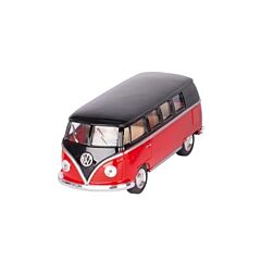 Bil i metall - Volkswagen Classical Bus (1962) - röd