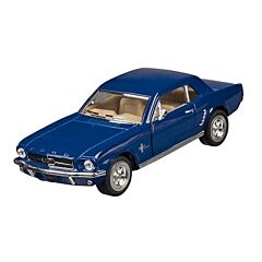 Bil i metall - Ford Mustang (1964) - blå - Goki