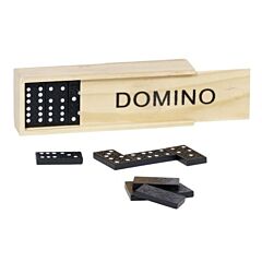 Domino i trä - svart - Goki