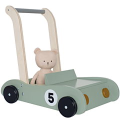 Jabadabado - Gåvagn med nalle - Teddy. Söt leksak och fin doppresent.