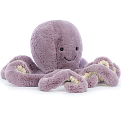 Jellycat gosedjur - Bläckfisk, 49 cm - Maya Octopus Large. Rolig leksak och fin doppresent