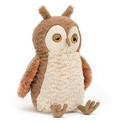 Jellycat gosedjur - Uggla - 22 cm - Oakley Owl. Rolig leksak och fin doppresent