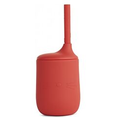 Mug i silikon - Ellis Sippy Cup - Cat apple red - Liewood