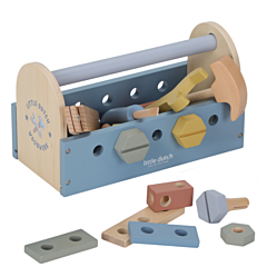 Little Dutch - Verktygslåda med verktyg i trä. Leksak