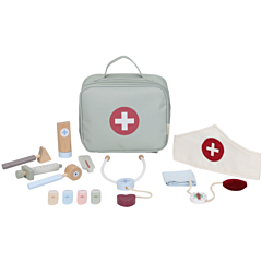 Little Dutch - Doktorsväska med innehåll - grön. Leksak