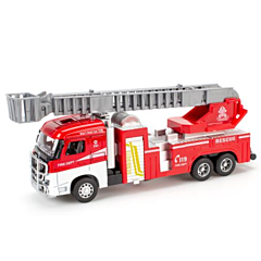 Leksaksbil - Brandbil med ljus och ljud med stege - Magni. Rolig leksak