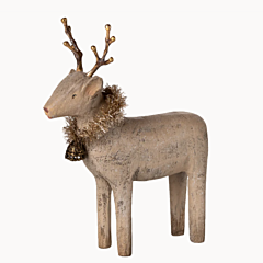 Maileg julpynt - Liten ren i trä - Natur. Jul