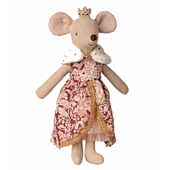 Maileg Mus - Drottning med krona, Mamma. Leksak