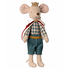 Maileg Mus - Kung med krona, Pappa. Leksak