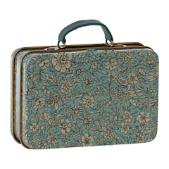 Maileg resväska - Kanintillbehör - Blossom, Blue - leksak