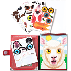 Make a Face - återanvändbara stickers - Safari - Melissa & Doug - leksak